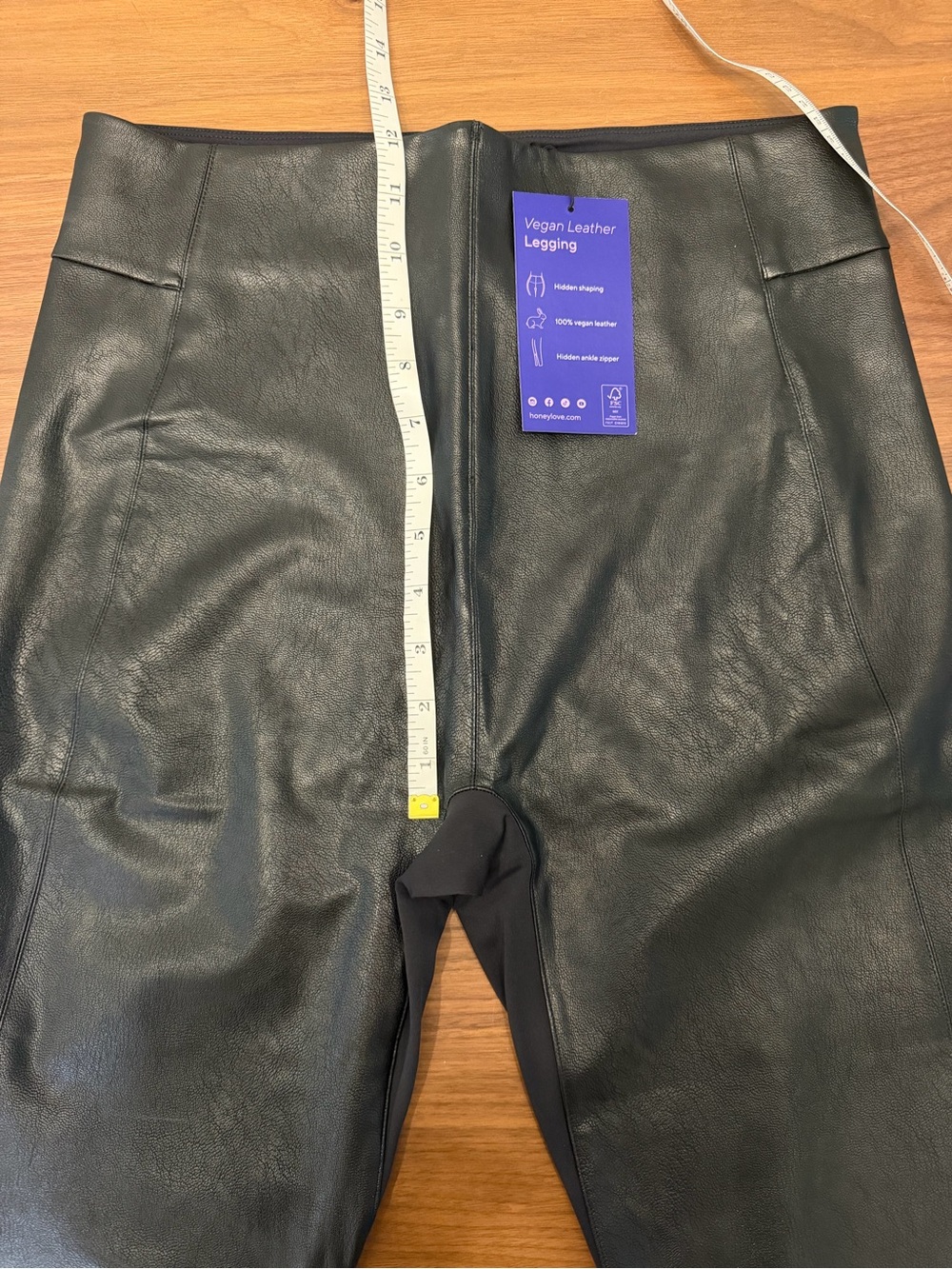 Honeylove Black Vegan Leggings - Large - Picture 5 of 10